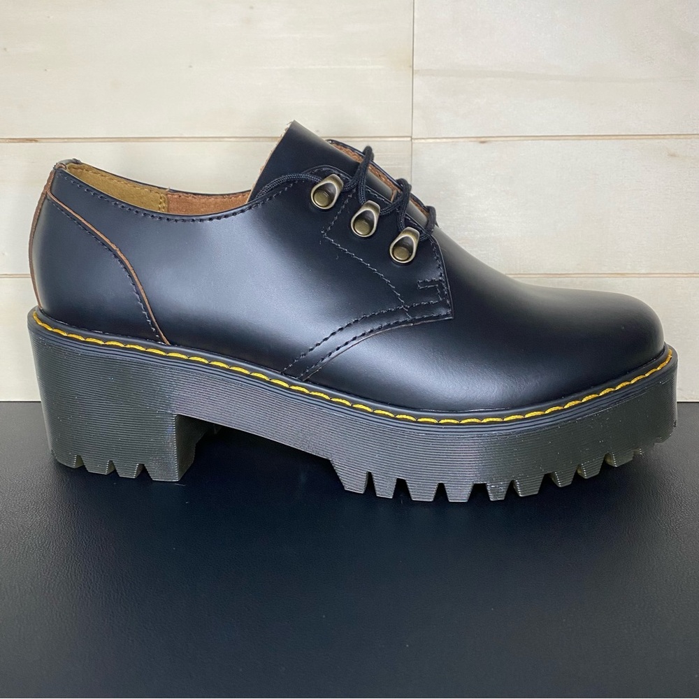 Dr. Martens Black Platform Shoes